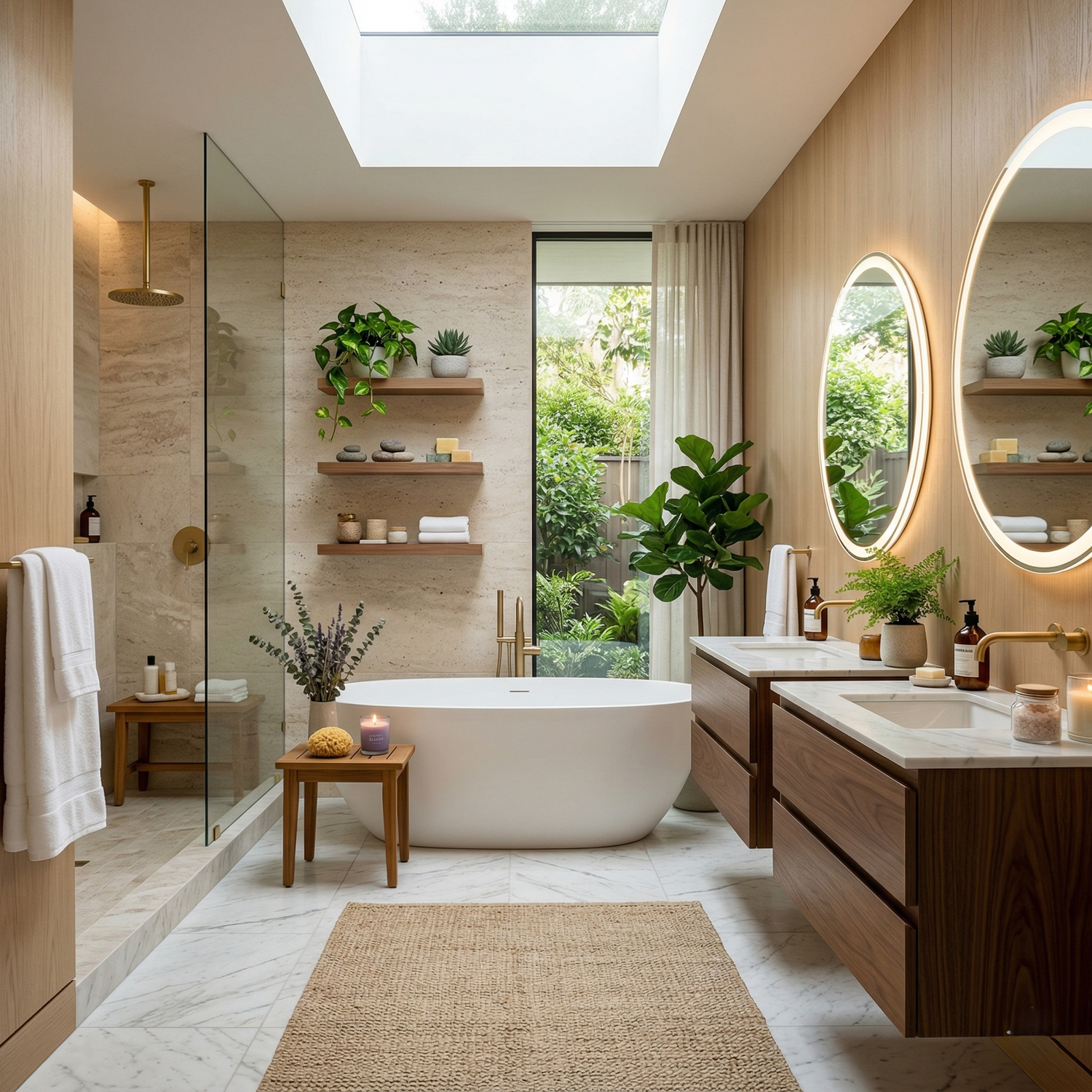 The Bathing Ritual: Spa-Inspired Accents & Modern Vanities