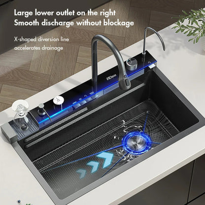 Smart Stainless Steel Kitchen Sink Set