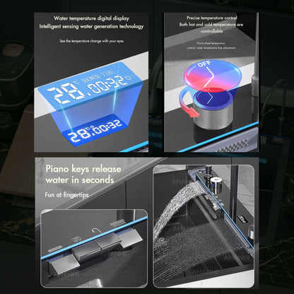 Smart Stainless Steel Kitchen Sink Set