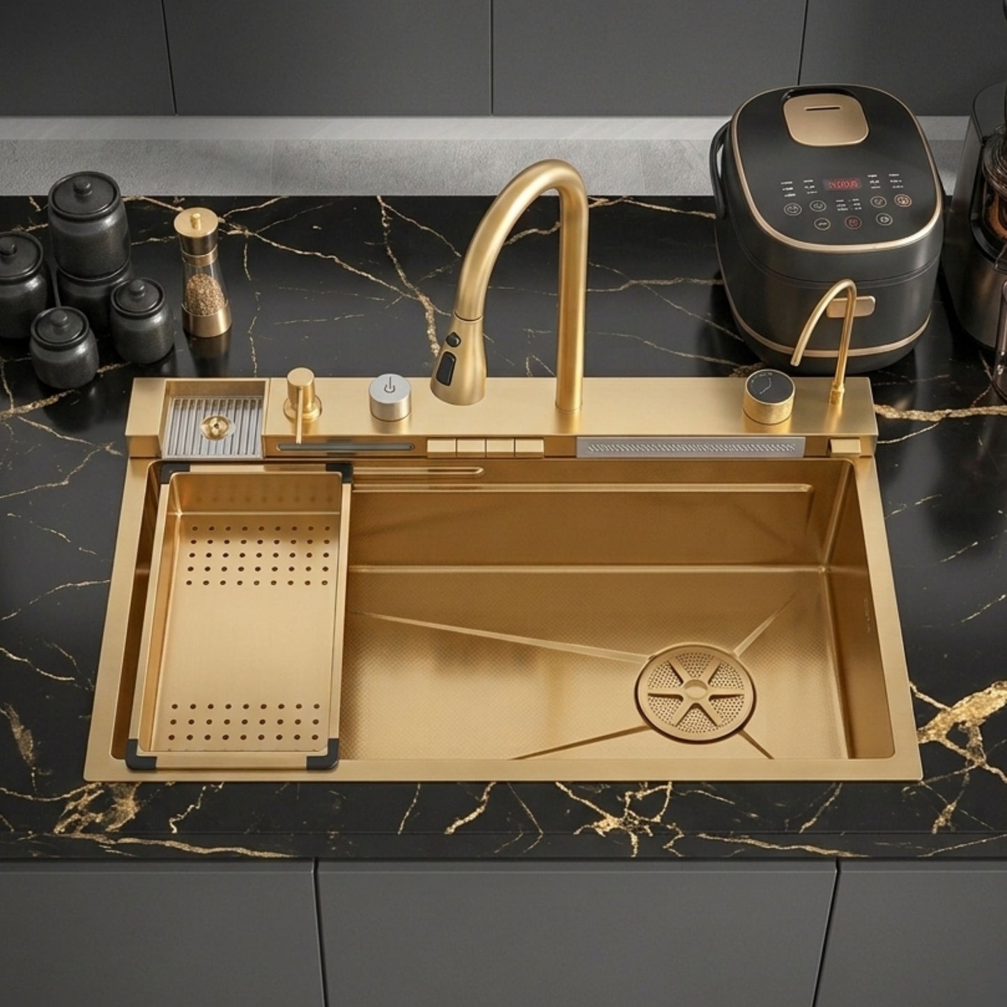 Smart Stainless Steel Kitchen Sink Set
