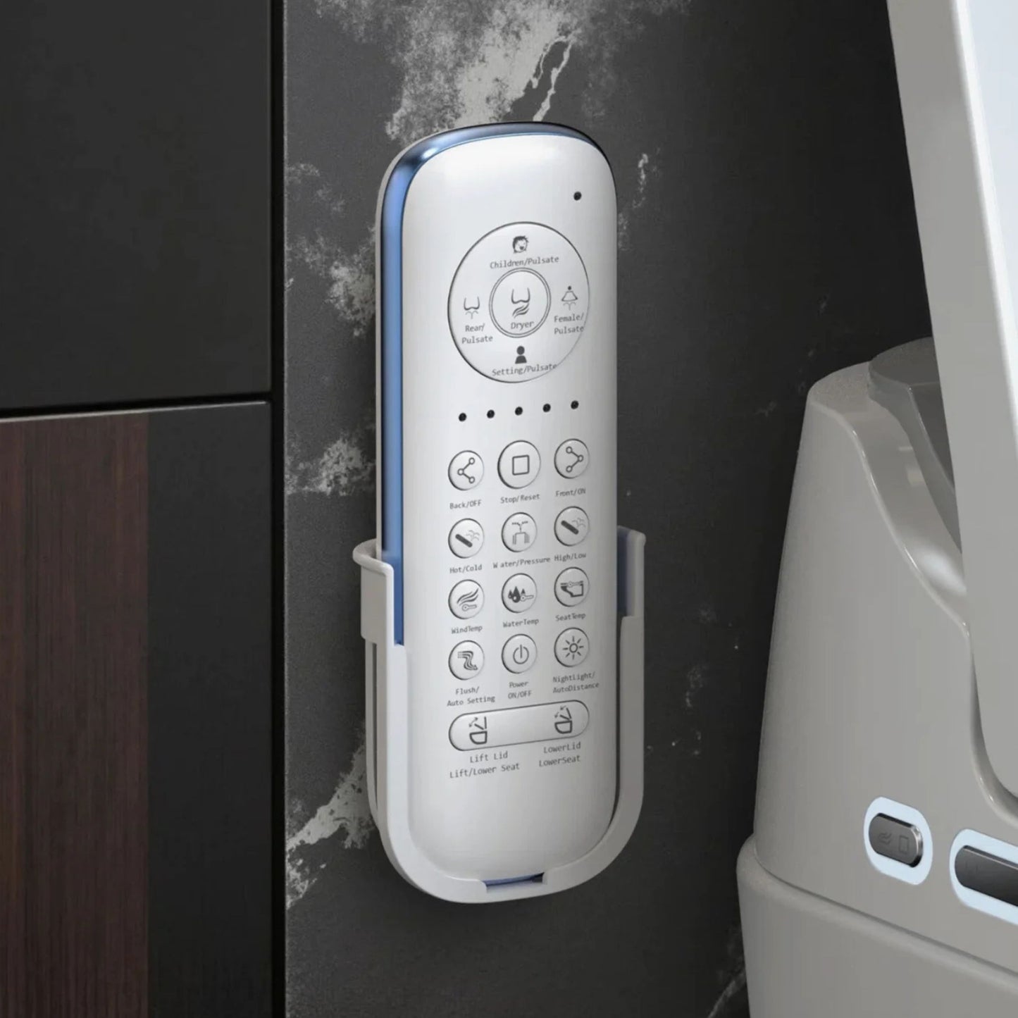 Modern Tankless Smart Toilet with Bidet, Auto Lid & Heated Seat)