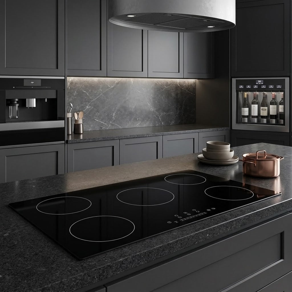 36-Inch 9200W 5 Burner Electric Built-In Induction Cooktop