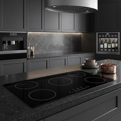 36-Inch 9200W 5 Burner Electric Built-In Induction Cooktop