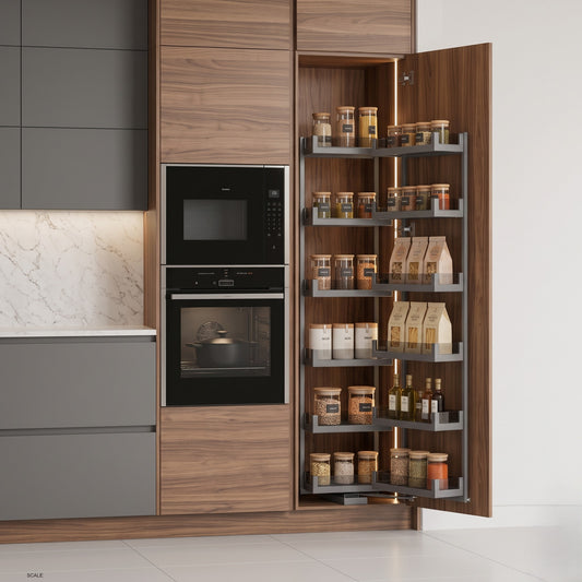 Aeltera Premium Soft-Close Pull-Out Kitchen Pantry Organizer