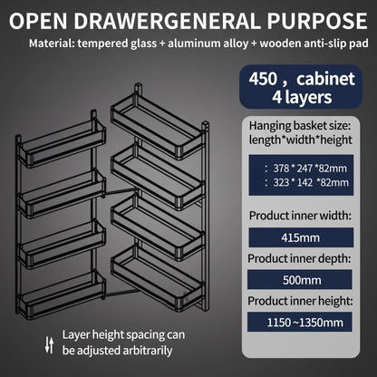 Aeltera Premium Soft-Close Pull-Out Kitchen Pantry Organizer