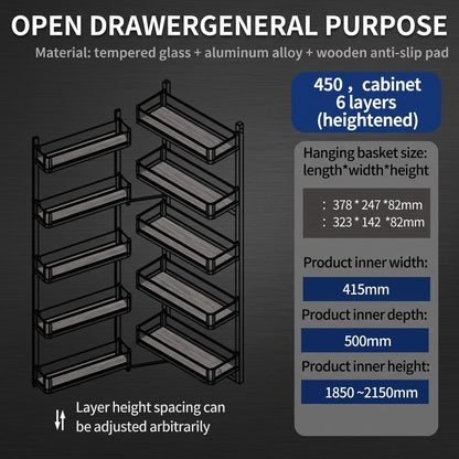 Aeltera Premium Soft-Close Pull-Out Kitchen Pantry Organizer