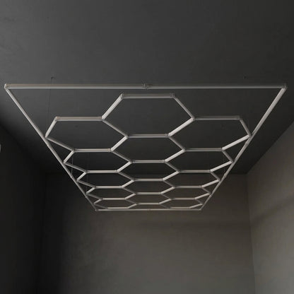 Ultra-Bright Hexagon LED Garage Light Grid (66,300 LM)