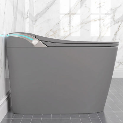Luxury  Smart Toilet with Integrated Bidet – Heated Seat, Instant Warm Air Dryer & Auto-Clean Dual Siphon Flush