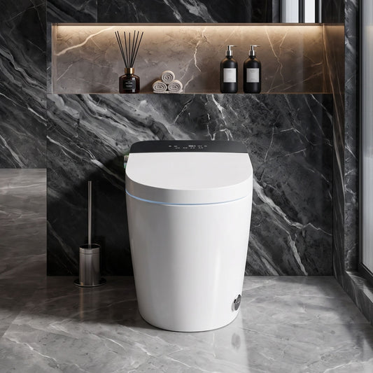 Luxury Smart Toilet with Tankless Bidet & Auto Open Lid