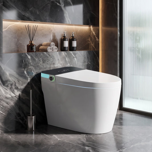 Luxury Smart Toilet with Tankless Bidet & Auto Open Lid