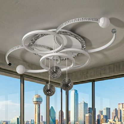 Modern Contemporary Layered Starlight Mood Lighting Chandelier
