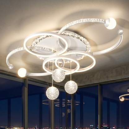 Modern Contemporary Layered Starlight Mood Lighting Chandelier