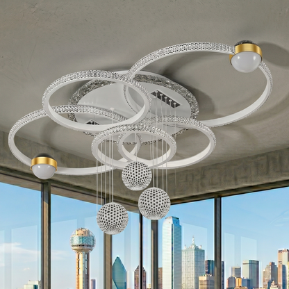 Modern Contemporary Layered Starlight Mood Lighting Chandelier
