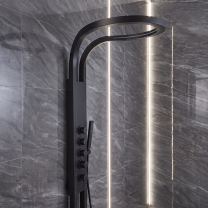 Modern Rainfall Shower System | Wall Mounted High-Pressure Set