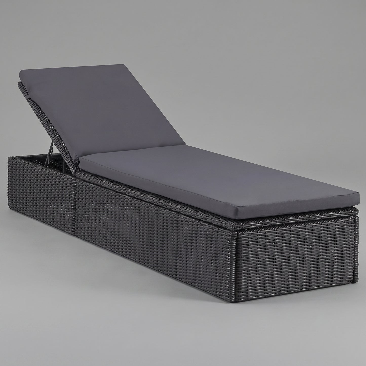 Modern Outdoor Reclining Sun lounger with Cushion