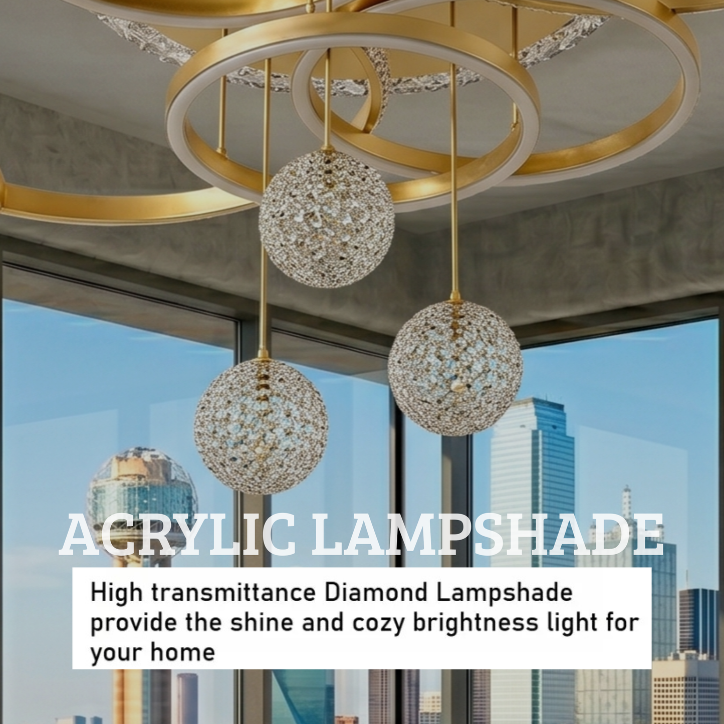 Modern Contemporary Layered Starlight Mood Lighting Chandelier