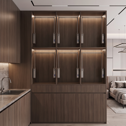 Smart Electric Wardrobe Lift | Motorized Pull-Down Closet Rod | Æltera