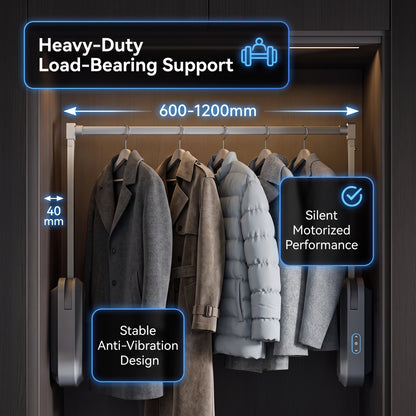 Smart Electric Wardrobe Lift | Motorized Pull-Down Closet Rod | Æltera