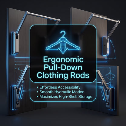 Smart Electric Wardrobe Lift | Motorized Pull-Down Closet Rod | Æltera