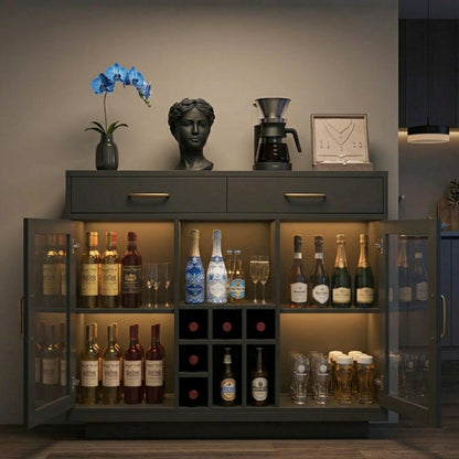 Multi-Functional Liquor/Wine Display Cabinet